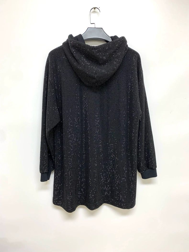 Gucci Gucci Hooded Sweatshirt with Rhinestones- DMC Size US L / EU 52-54 / 3 - 8 Thumbnail