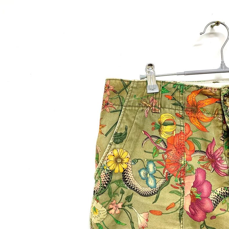Gucci Gucci Floral Print Summer Pants Size 33- DMC Size US 33 - 5 Thumbnail