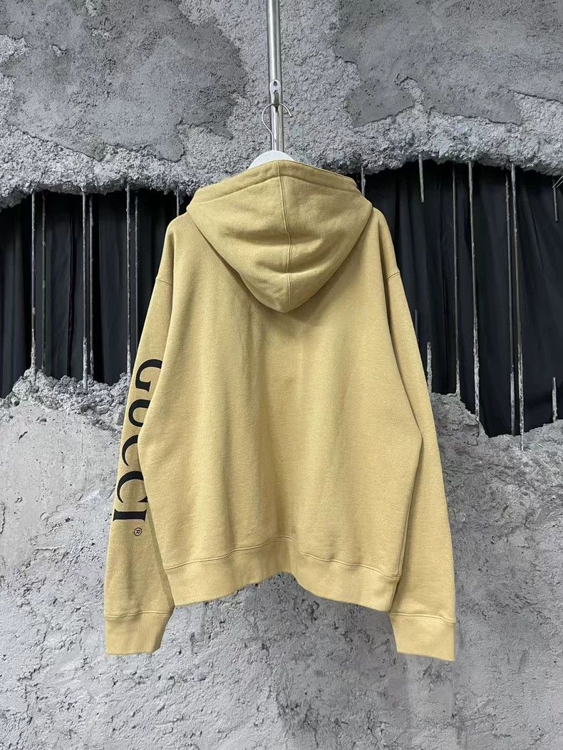 Gucci Gucci Half-Zip Logo Sweatshirt in Light Brown- DMC Size US S / EU 44-46 / 1 - 2 Thumbnail