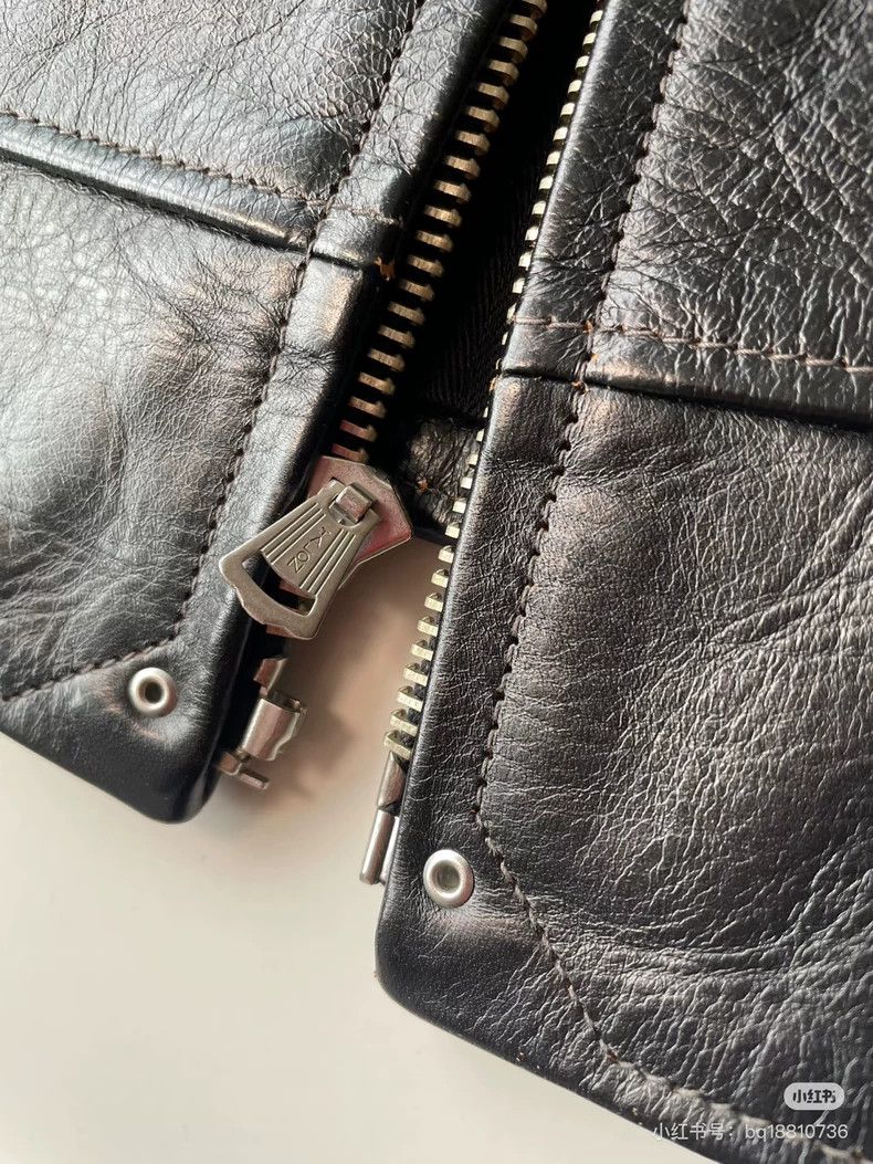 The Real McCoy's The Real McCoy's 1930s Leather Jacket- DMC Size US M / EU 48-50 / 2 - 6 Thumbnail