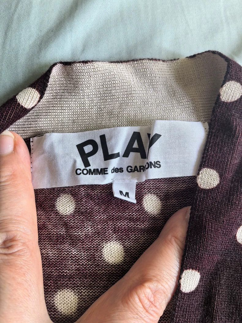 Comme des Garcons PLAY Converse Comme des Garçons Cardigan Sweater- DMC Size US M / EU 48-50 / 2 - 2 Thumbnail