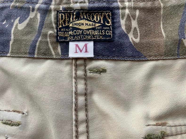 The Real McCoy's Real McCoy Tiger Camouflage Cargo Shorts- DMC Size US 31 - 3 Thumbnail