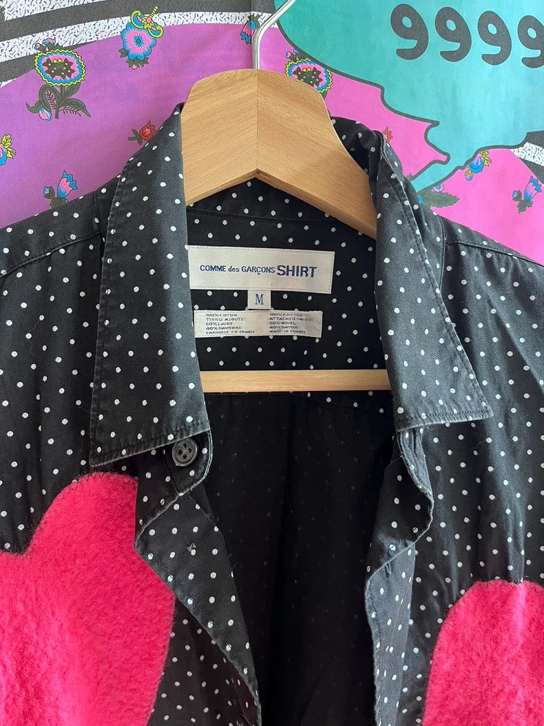 Comme des Garcons Comme des Garçons Polka Dot Heart Shirt- DMC Size US M / EU 48-50 / 2 - 2 Thumbnail