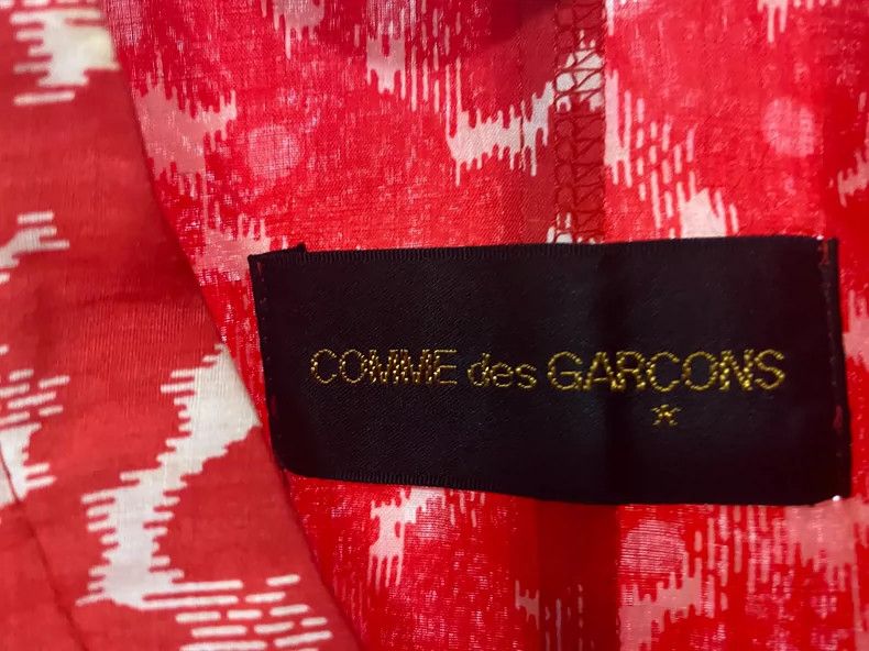 Comme des Garcons Red Polka Dot Short Sleeve Blouse Cardigan- DMC Size US M / EU 48-50 / 2 - 8 Thumbnail