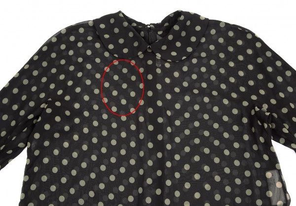 Comme des Garcons COMME des GARCONS Black Polka Dot Top- DMC Size US S / EU 44-46 / 1 - 4 Thumbnail