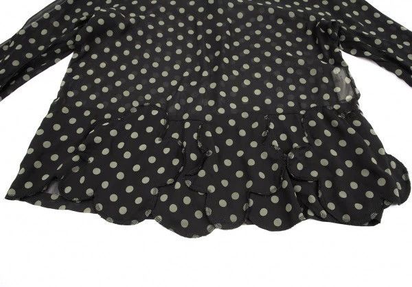 Comme des Garcons COMME des GARCONS Black Polka Dot Top- DMC Size US S / EU 44-46 / 1 - 8 Thumbnail