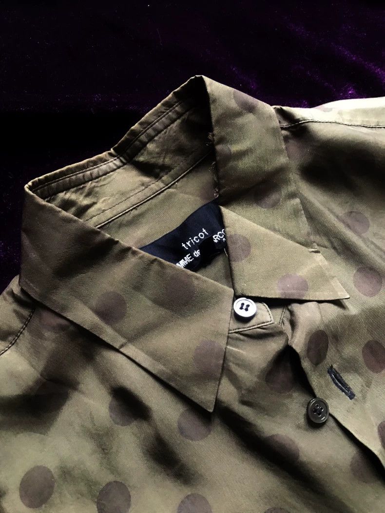 Comme des Garcons Tricot Comme des Garcons Silk Polka Dot Shirt- DMC Size US M / EU 48-50 / 2 - 3 Thumbnail