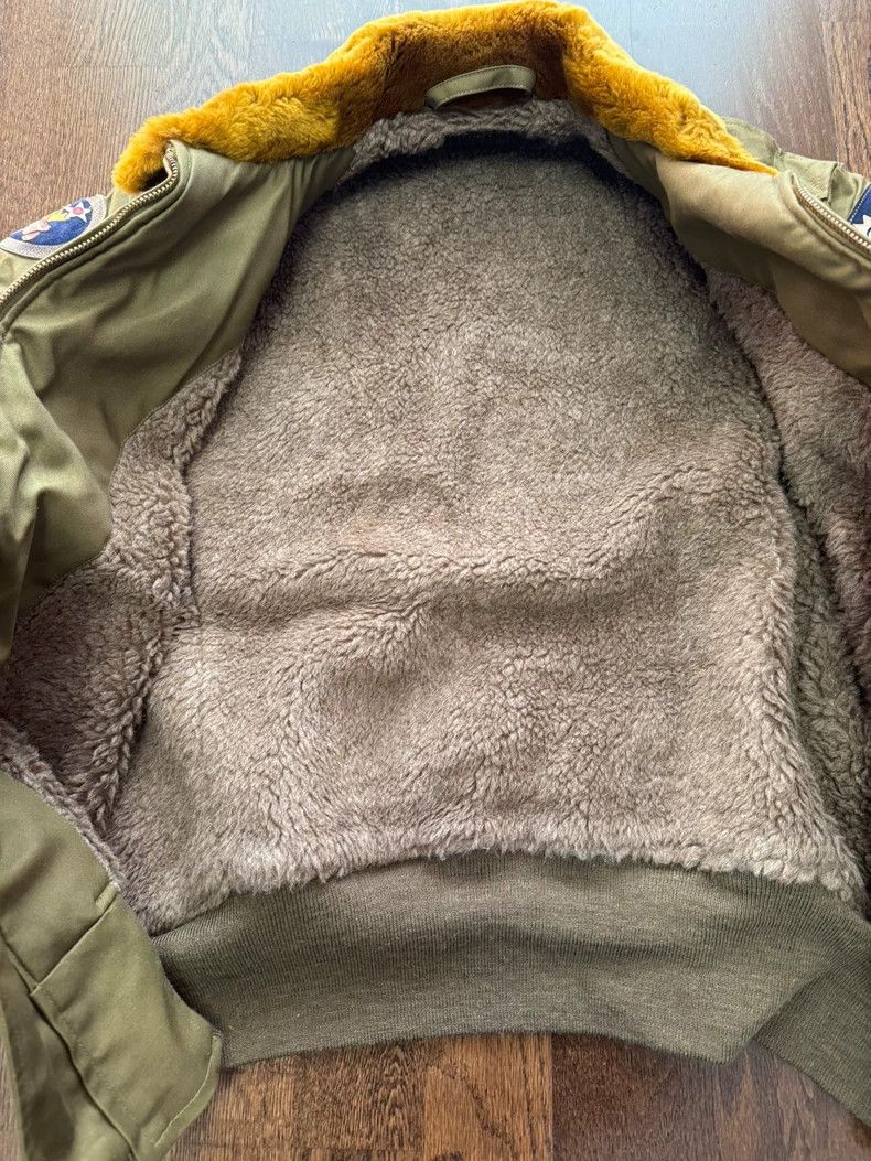 The Real McCoy's McCOY Flight Jacket with Naughty Tiger Design- DMC Size US M / EU 48-50 / 2 - 4 Thumbnail