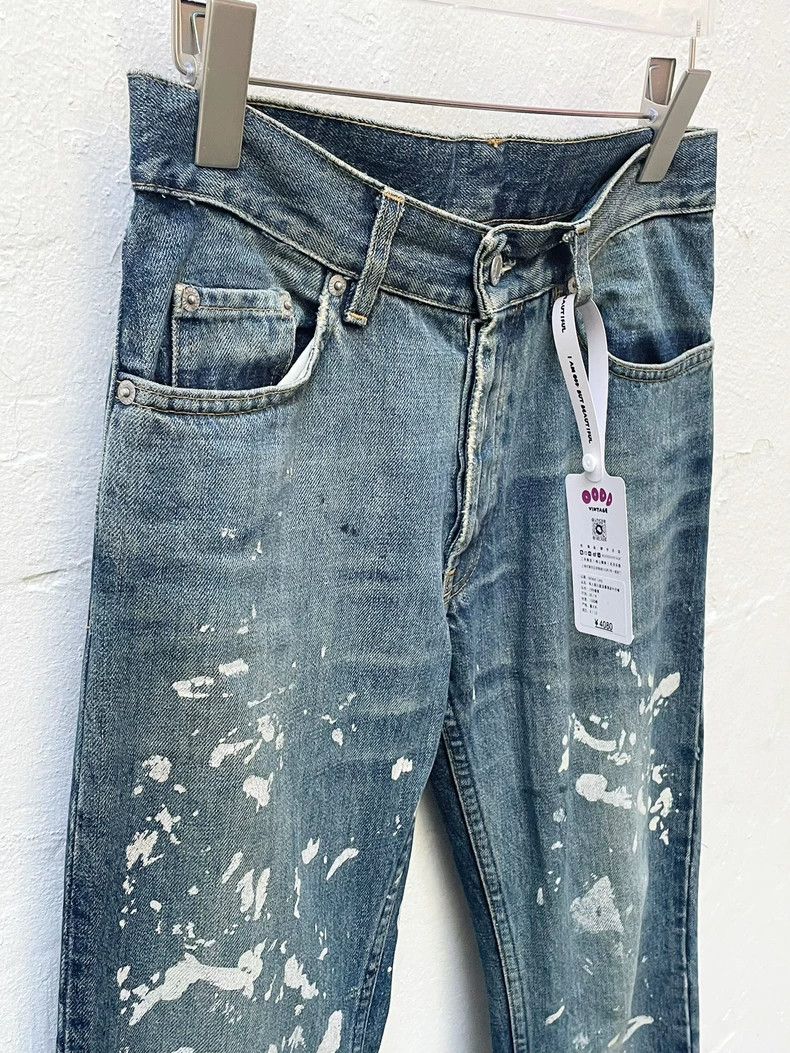 Helmut Lang Helmut Lang Paint Splatter Denim Jeans 1999- DMC Size US 28 / EU 44 - 2 Thumbnail