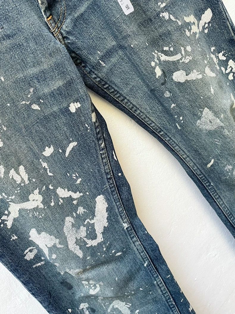 Helmut Lang Helmut Lang Paint Splatter Denim Jeans 1999- DMC Size US 28 / EU 44 - 3 Thumbnail