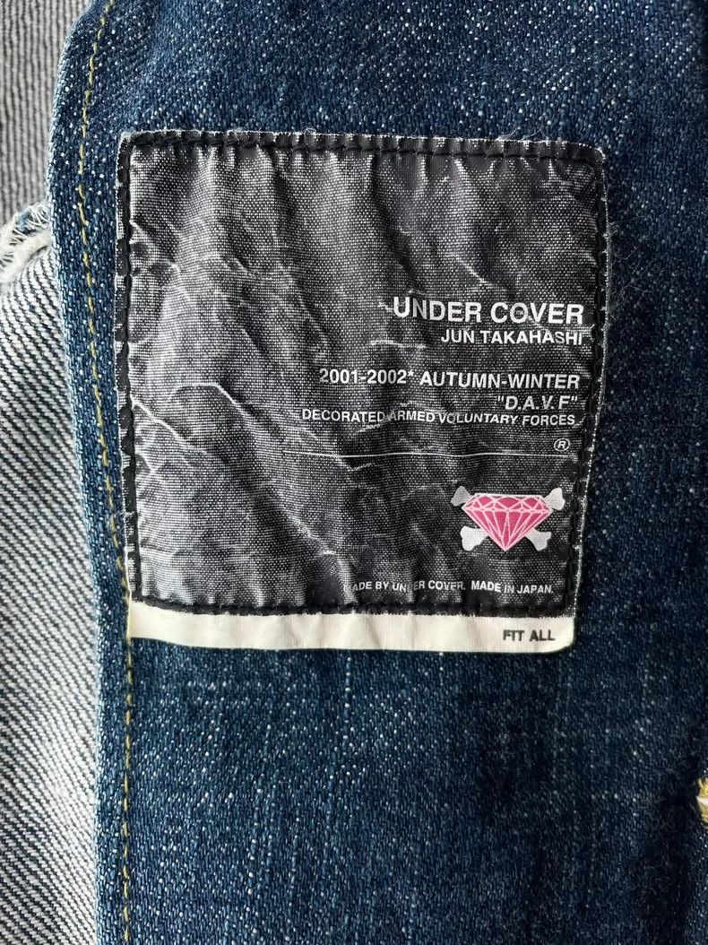 Undercover Floral Patchwork Denim Jacket by Undercover- DMC Size US M / EU 48-50 / 2 - 9 Thumbnail