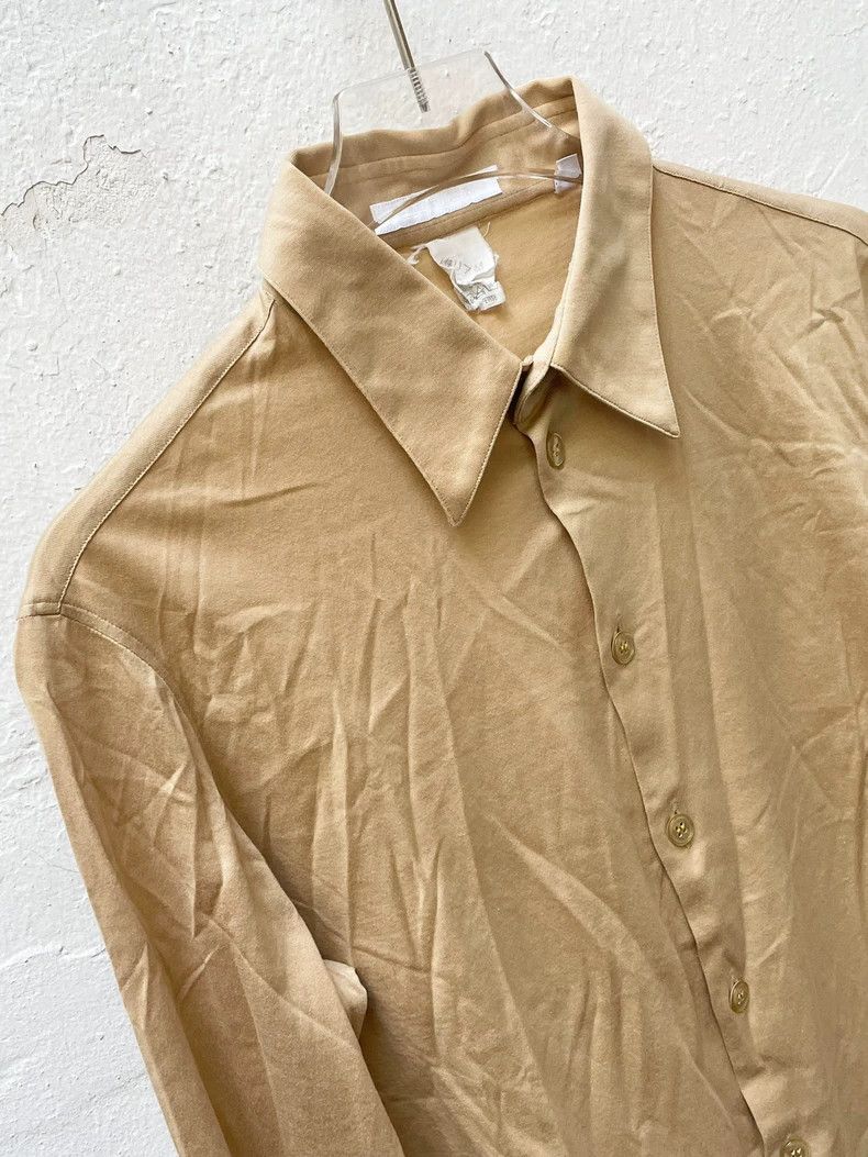 Helmut Lang Helmut Lang Autumn Winter Shirt with Folded Sleeves- DMC Size US M / EU 48-50 / 2 - 2 Thumbnail