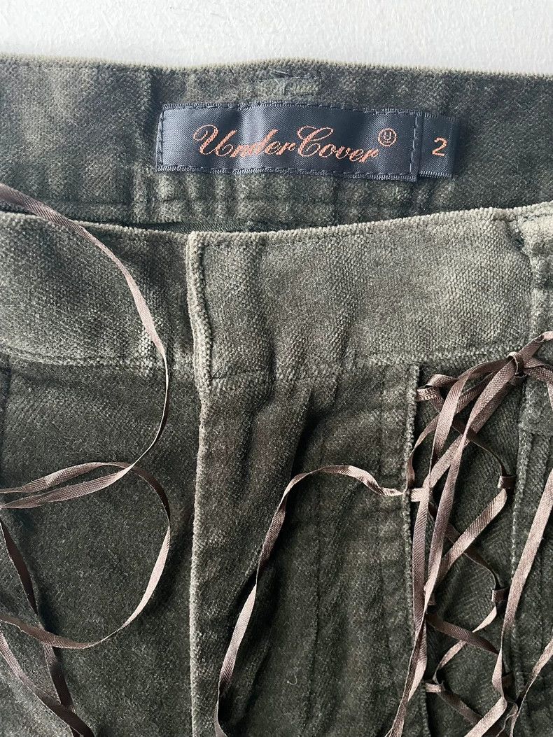 Undercover Undercover Punk Style Velvet Pants with Ribbon- DMC Size US 27 - 4 Thumbnail