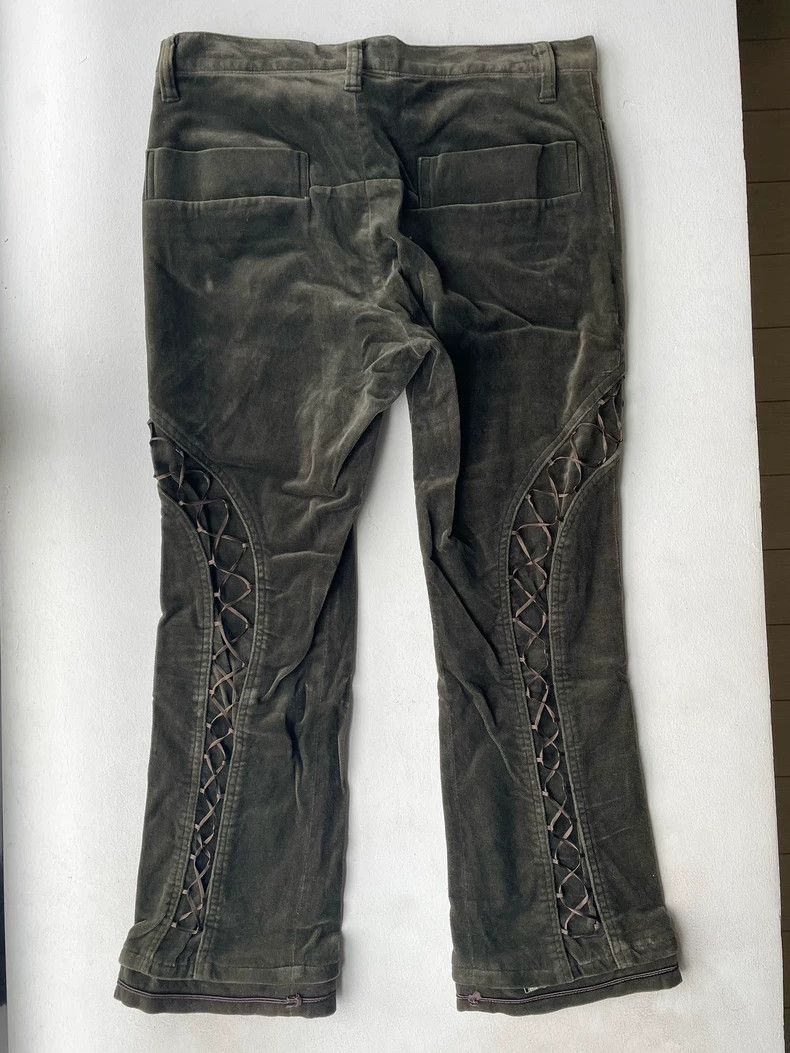 Undercover Undercover Punk Style Velvet Pants with Ribbon- DMC Size US 27 - 5 Thumbnail