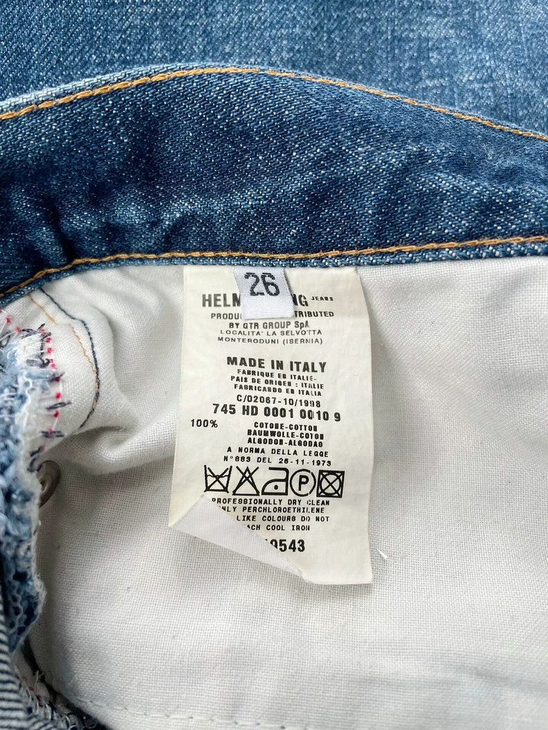 Helmut Lang Helmut Lang 1998AW Water-Washed Denim Jeans- DMC Size US 26 / EU 42 - 8 Thumbnail