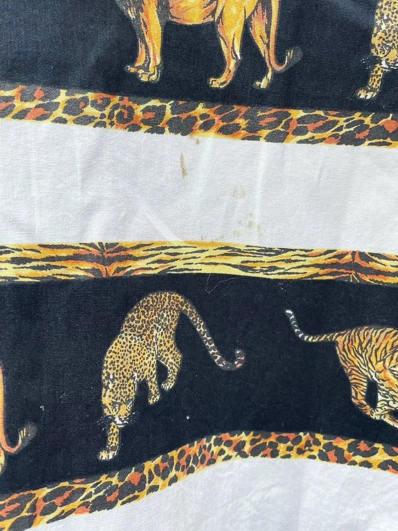 Versace Versace 90s Jungle Animal Print Shirt- DMC Size US S / EU 44-46 / 1 - 8 Thumbnail