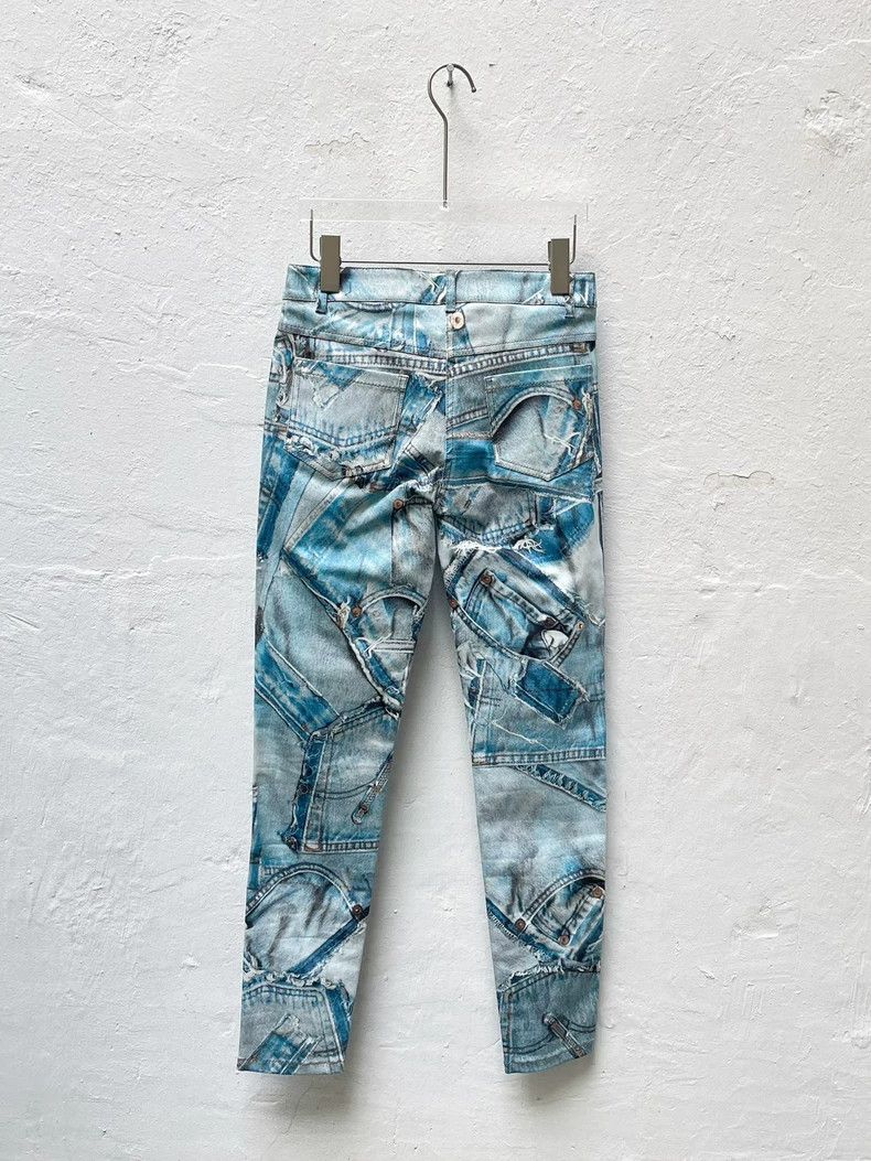 Moschino Moschino Deconstructed Denim Pants Long Trousers- DMC Size US 27 - 5 Thumbnail