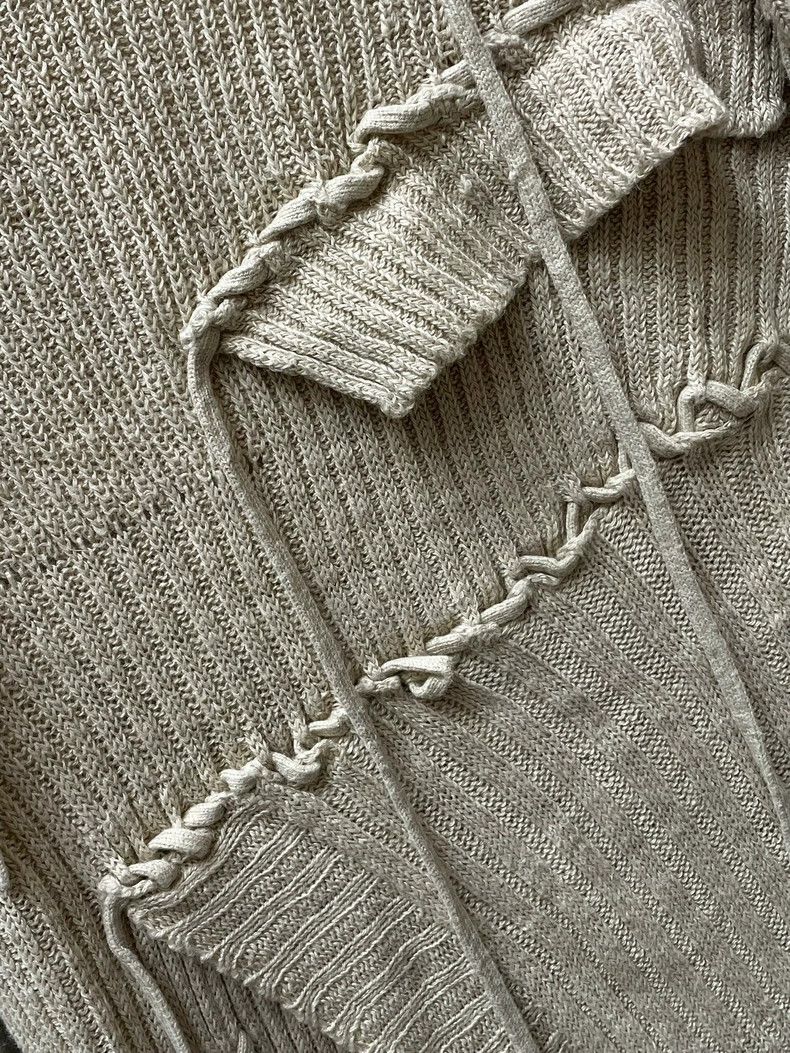Loewe JW Anderson Deconstructed Tie Knit Sweater- DMC Size US S / EU 44-46 / 1 - 5 Thumbnail
