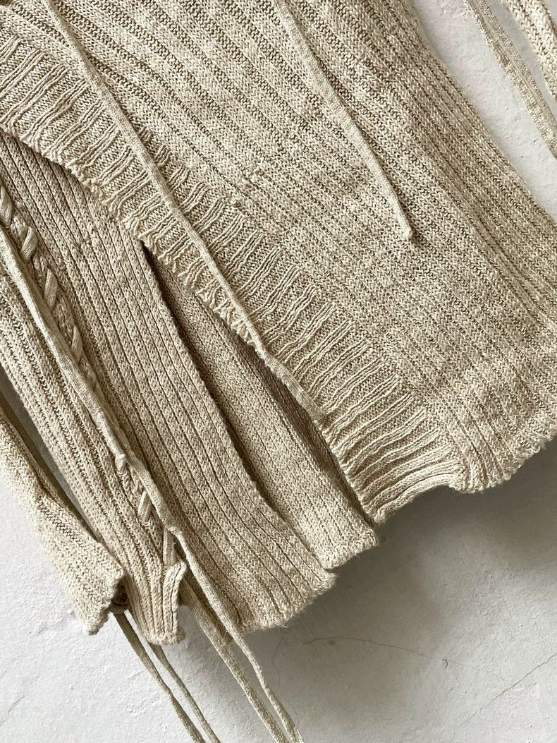 Loewe JW Anderson Deconstructed Tie Knit Sweater- DMC Size US S / EU 44-46 / 1 - 8 Thumbnail