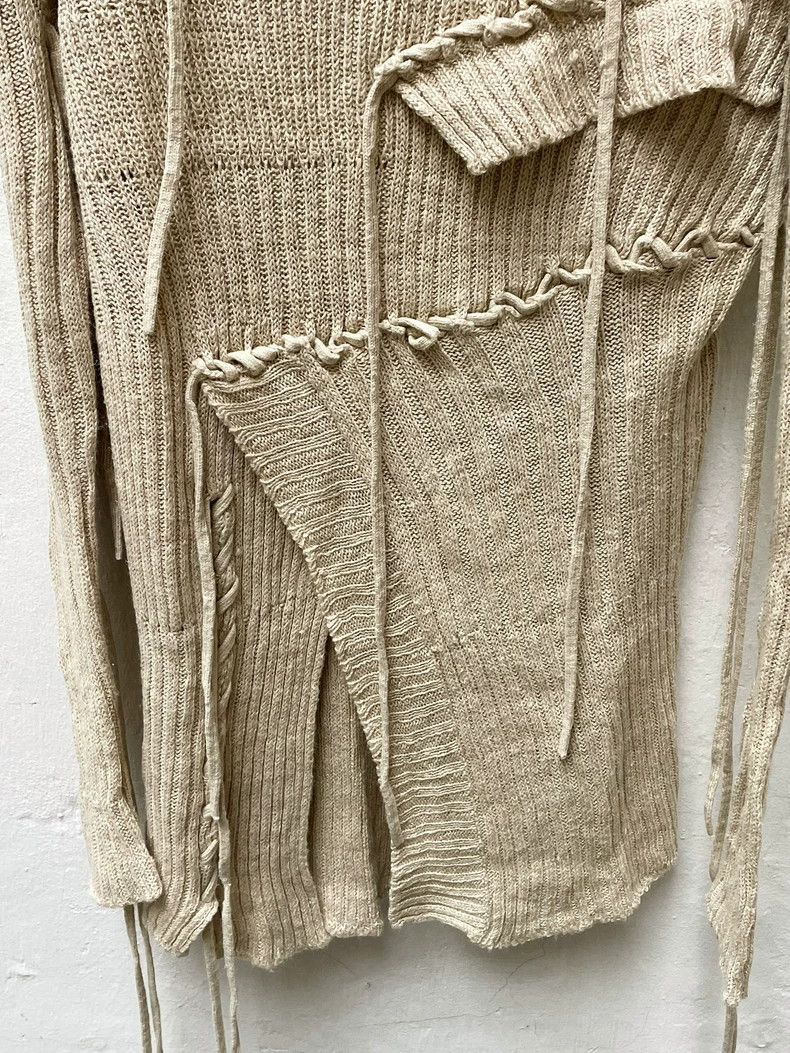 Loewe JW Anderson Deconstructed Tie Knit Sweater- DMC Size US S / EU 44-46 / 1 - 2 Thumbnail