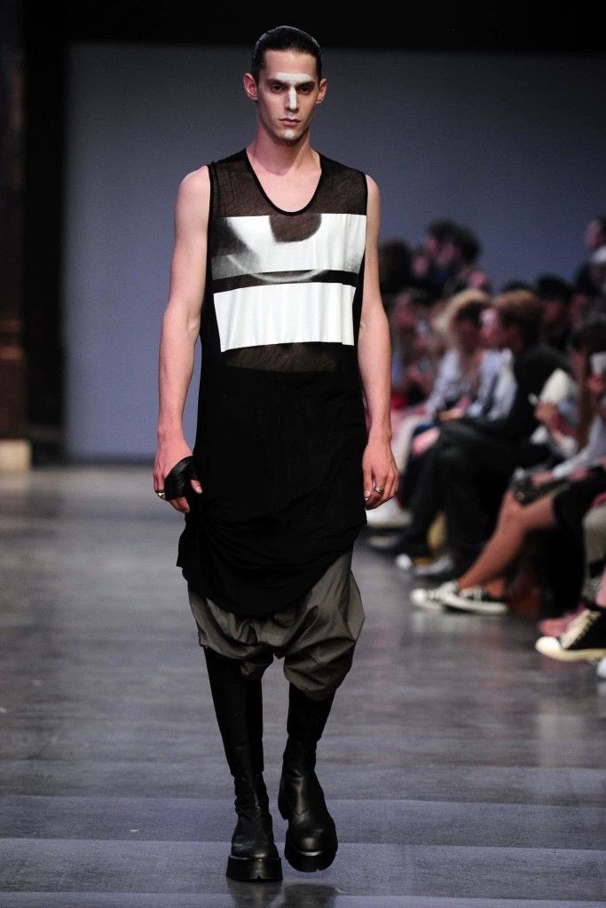 Julius Long Black White Abstract Sleeveless T-Shirt Dress- DMC Size US S / EU 44-46 / 1 - 9 Thumbnail