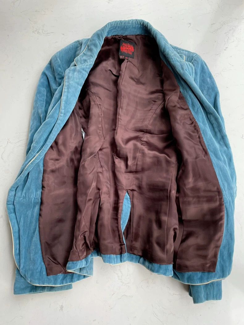 Jean Paul Gaultier Jean Paul Gaultier Blue Velvet Blazer Jacket- DMC Size US M / EU 48-50 / 2 - 3 Thumbnail