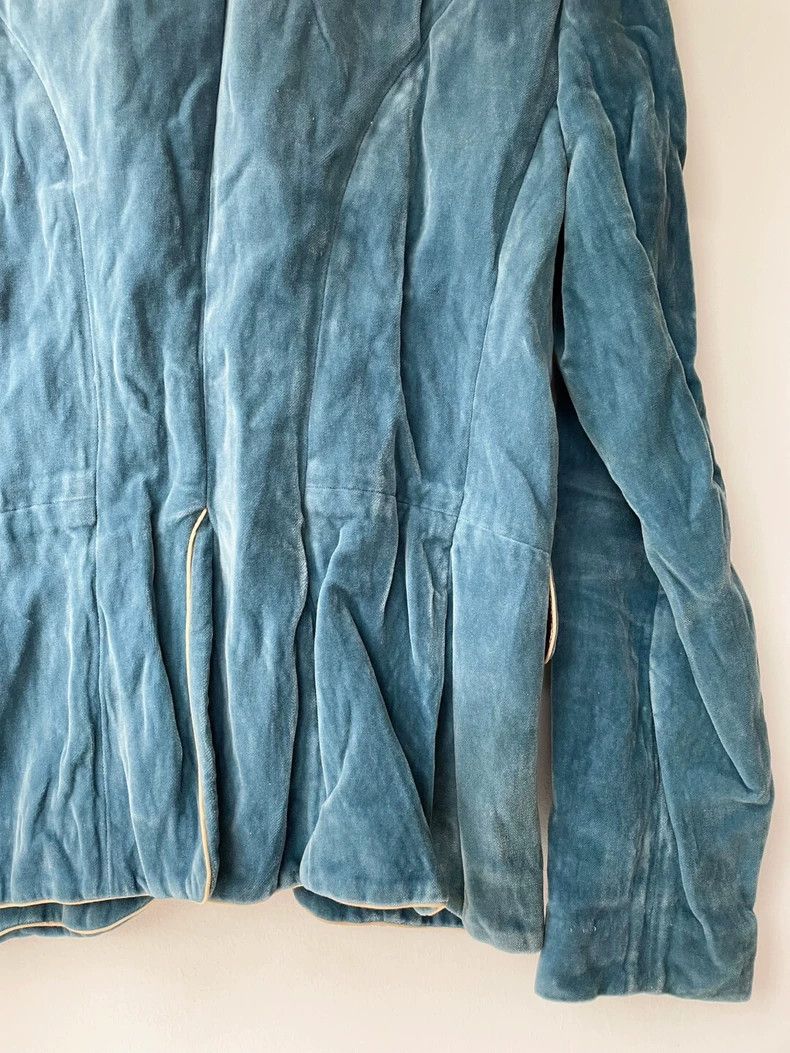 Jean Paul Gaultier Jean Paul Gaultier Blue Velvet Blazer Jacket- DMC Size US M / EU 48-50 / 2 - 5 Thumbnail