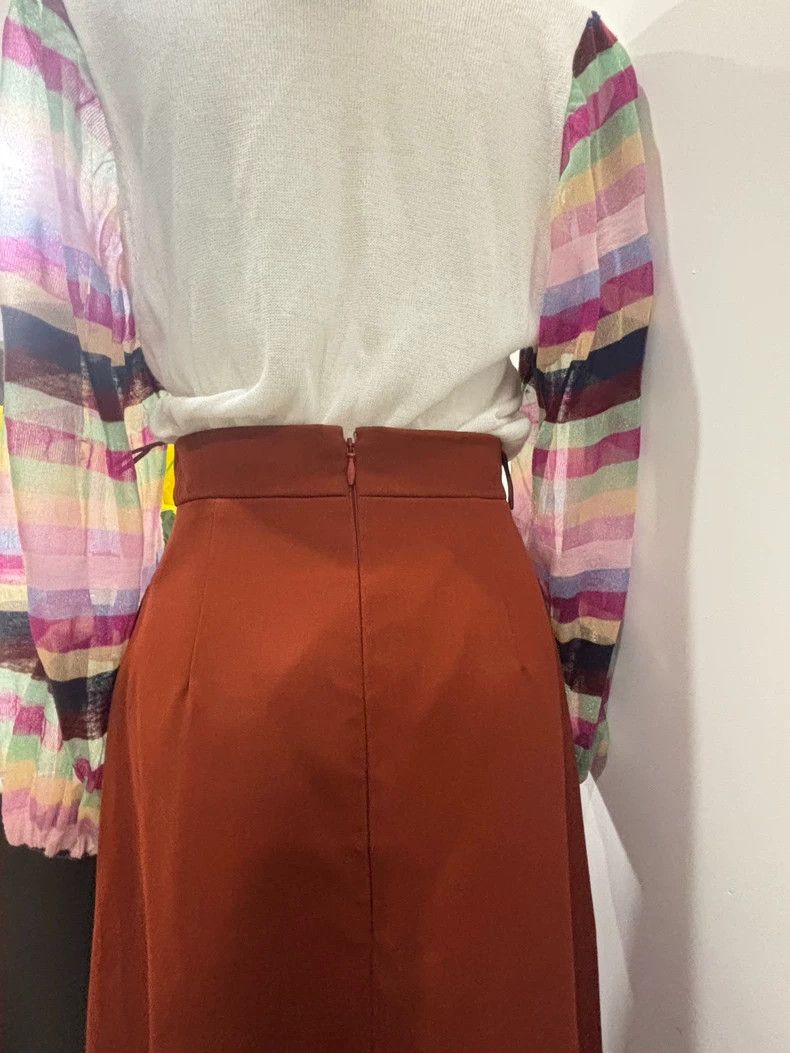 Alexander McQueen Alexander McQueen Pleated Midi Skirt Size 38- DMC Size US 38 / EU 54 - 6 Thumbnail