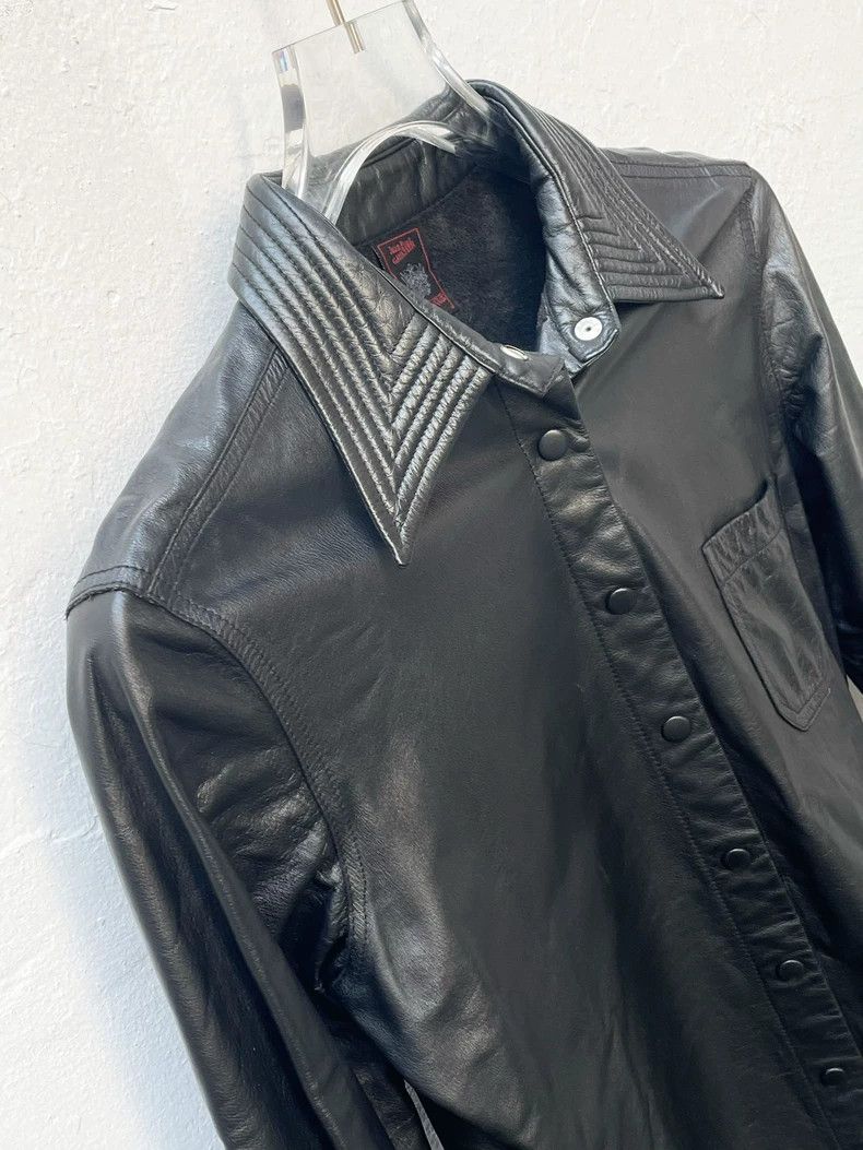 Jean Paul Gaultier Jean Paul Gaultier Leather Long Sleeve Shirt- DMC Size US M / EU 48-50 / 2 - 3 Thumbnail