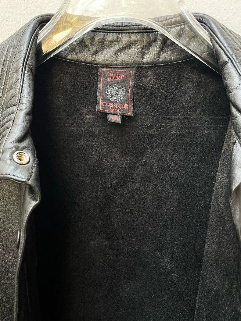 Jean Paul Gaultier Jean Paul Gaultier Leather Long Sleeve Shirt- DMC Size US M / EU 48-50 / 2 - 2 Thumbnail