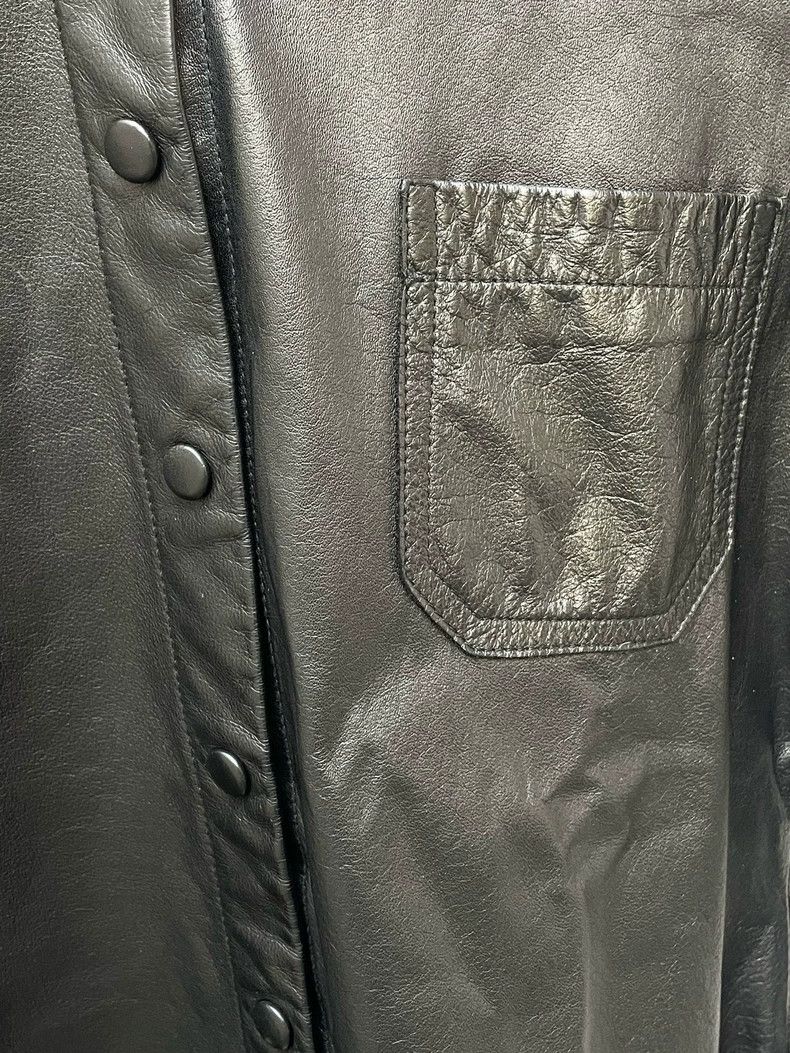 Jean Paul Gaultier Jean Paul Gaultier Leather Long Sleeve Shirt- DMC Size US M / EU 48-50 / 2 - 5 Thumbnail
