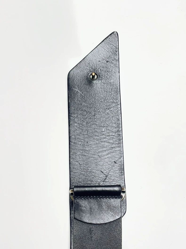 Jean Paul Gaultier Jean Paul Gaultier Large Logo Leather Belt- DMC Size ONE SIZE - 8 Thumbnail