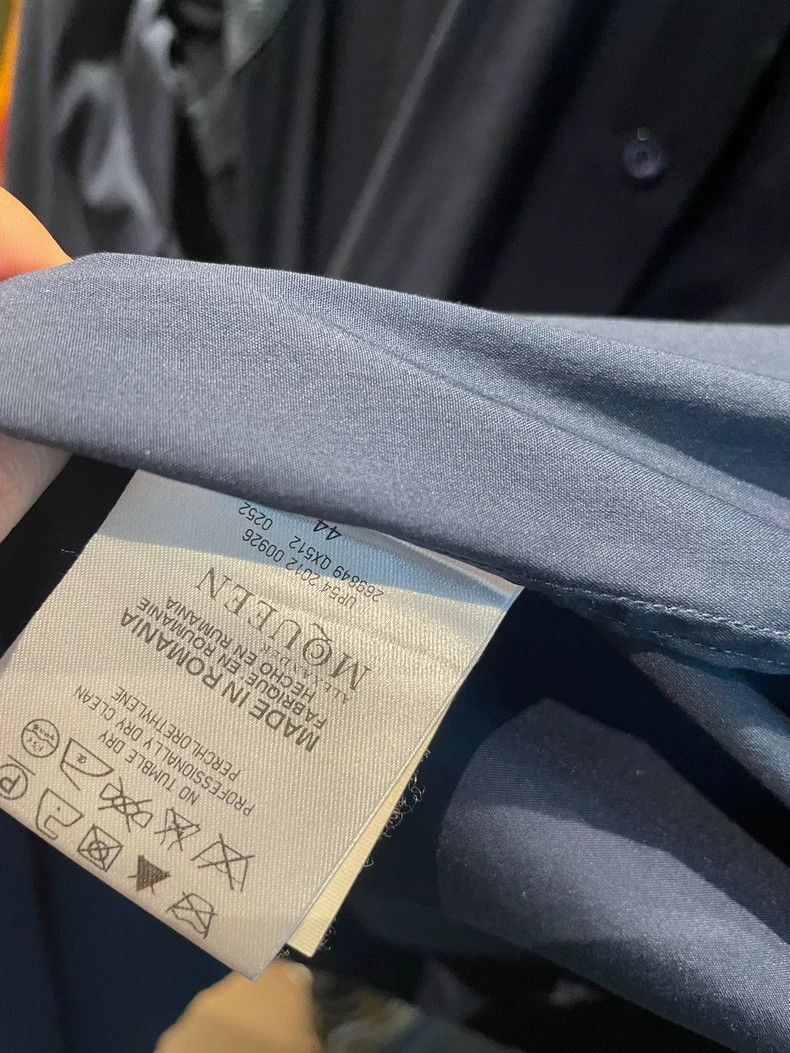 Alexander McQueen Alexander McQueen Navy Blue Shirt with Straps- DMC Size US L / EU 52-54 / 3 - 4 Thumbnail