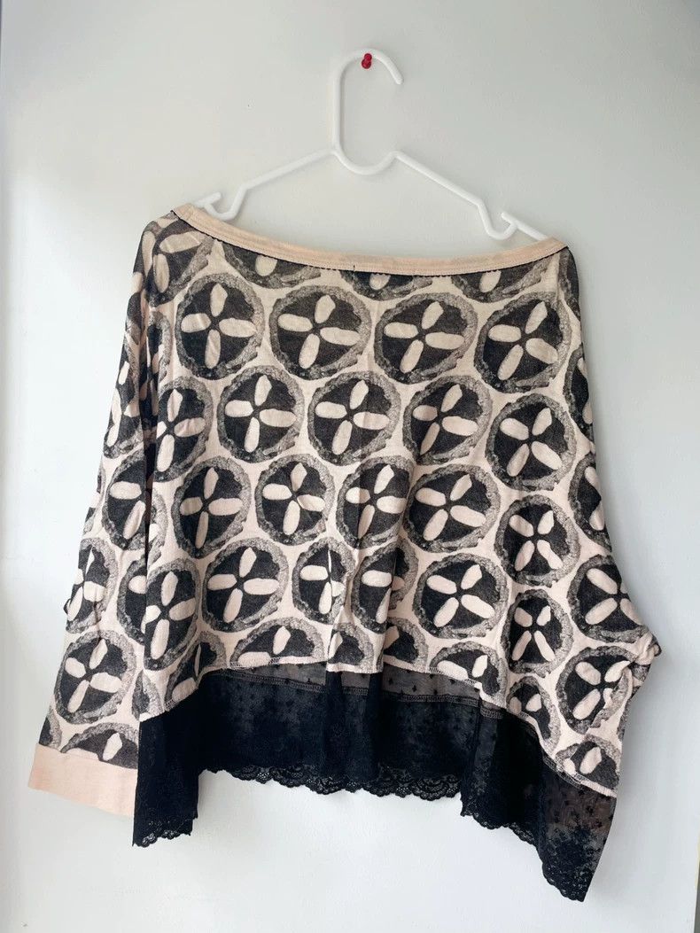 Undercover Oversized Batwing Sleeve Lace T-shirt- DMC Size US S / EU 44-46 / 1 - 2 Thumbnail