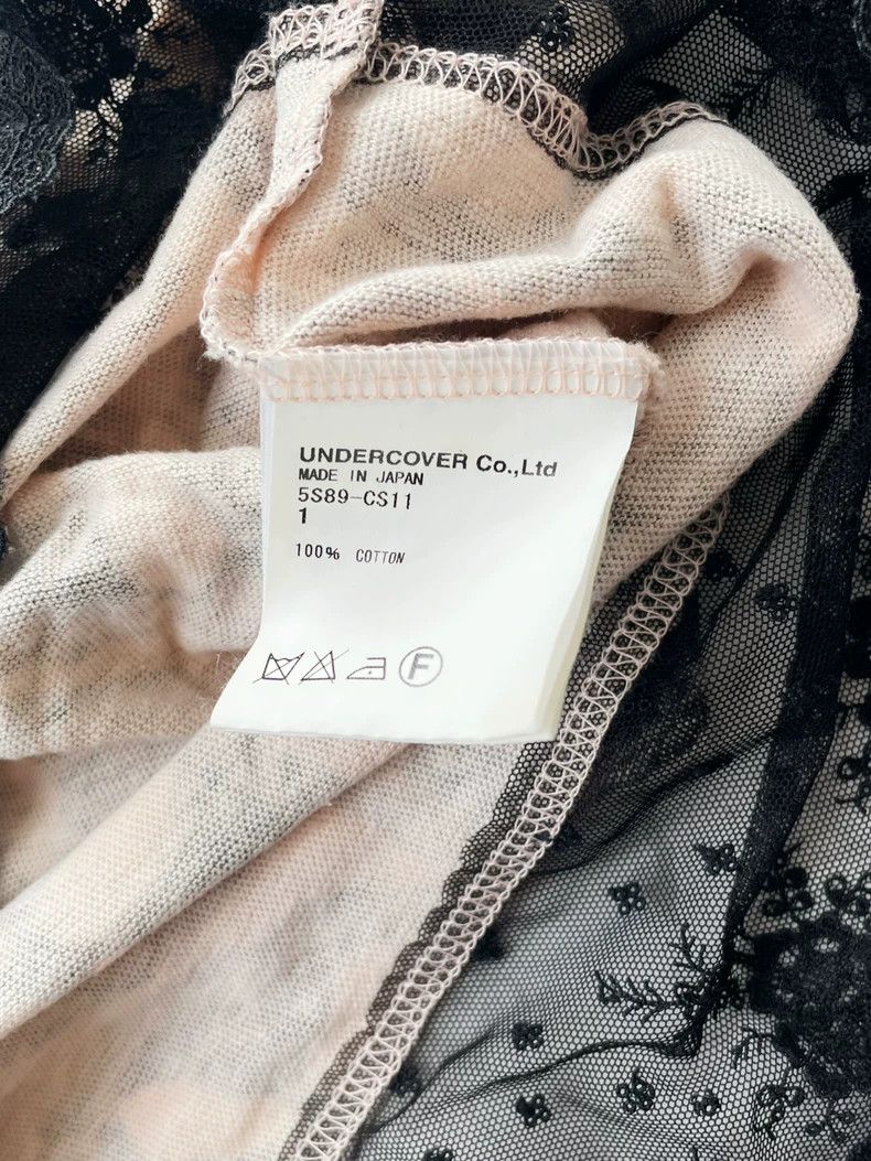 Undercover Oversized Batwing Sleeve Lace T-shirt- DMC Size US S / EU 44-46 / 1 - 8 Thumbnail