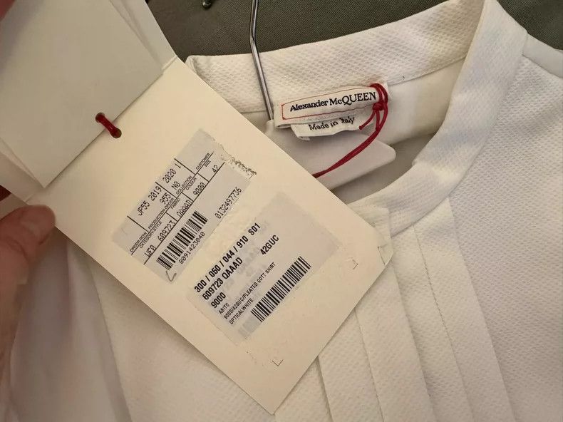 Alexander McQueen Alexander McQueen White Dress, Brand New Condition- DMC Size US 31 - 3 Thumbnail