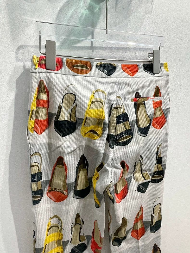 Moschino Moschino High Heel Print Long Pants- DMC Size US 27 - 6 Thumbnail