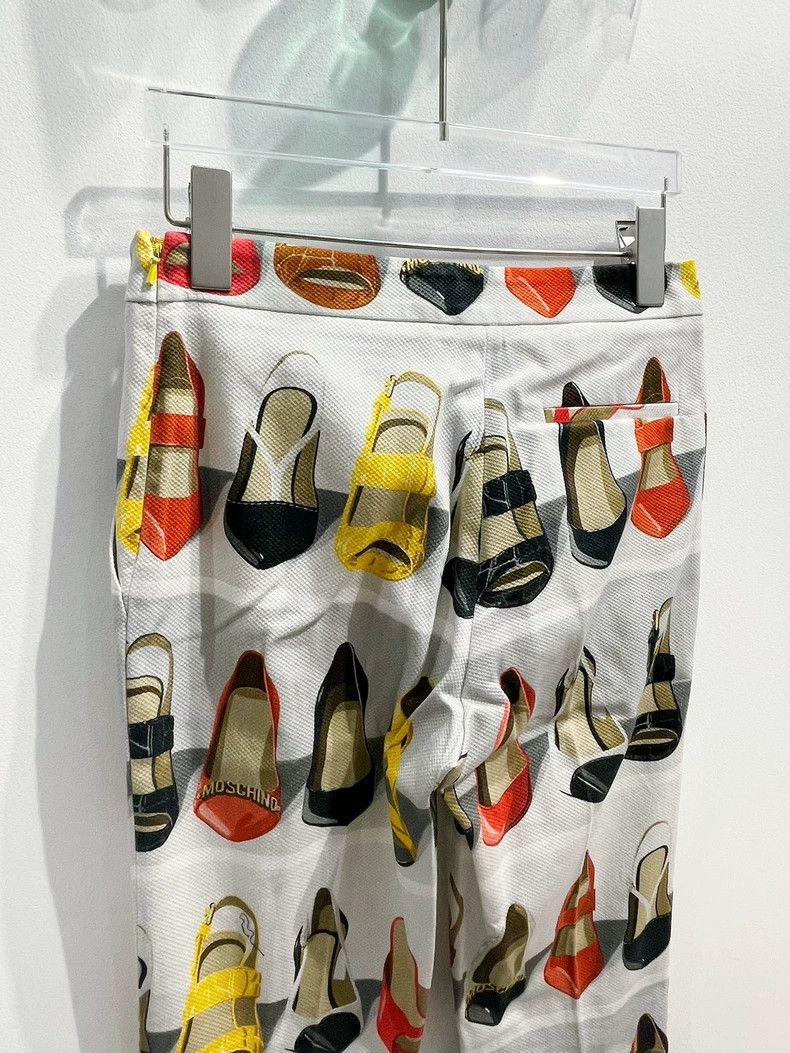 Moschino Moschino High Heel Print Long Pants- DMC Size US 27 - 8 Thumbnail