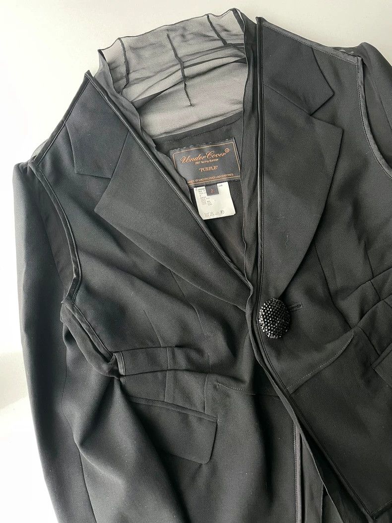 Undercover Undercover Layered Deconstructed Jacket in Black- DMC Size US M / EU 48-50 / 2 - 2 Thumbnail