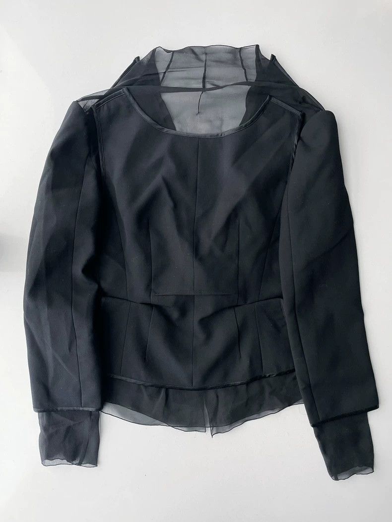 Undercover Undercover Layered Deconstructed Jacket in Black- DMC Size US M / EU 48-50 / 2 - 4 Thumbnail