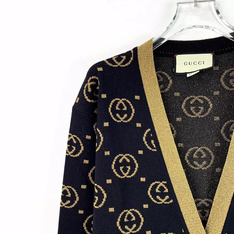 Gucci Gucci Colorful Logo Knit Cardigan Sweater- DMC Size US S / EU 44-46 / 1 - 3 Thumbnail