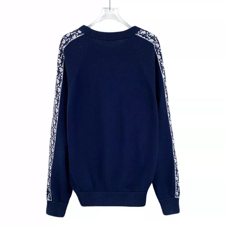 Dior Dior Deep Blue Logo Knit Sweater- DMC Size US L / EU 52-54 / 3 - 2 Thumbnail