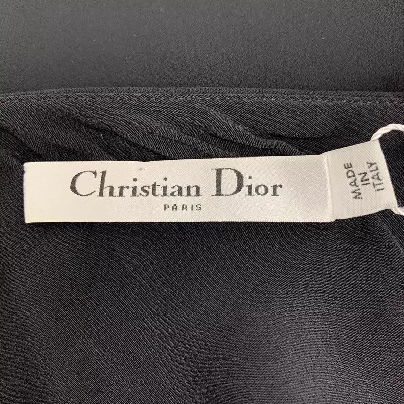 Dior Christian Dior Black Silk Long Sleeve Shirt- DMC Size US M / EU 48-50 / 2 - 5 Thumbnail
