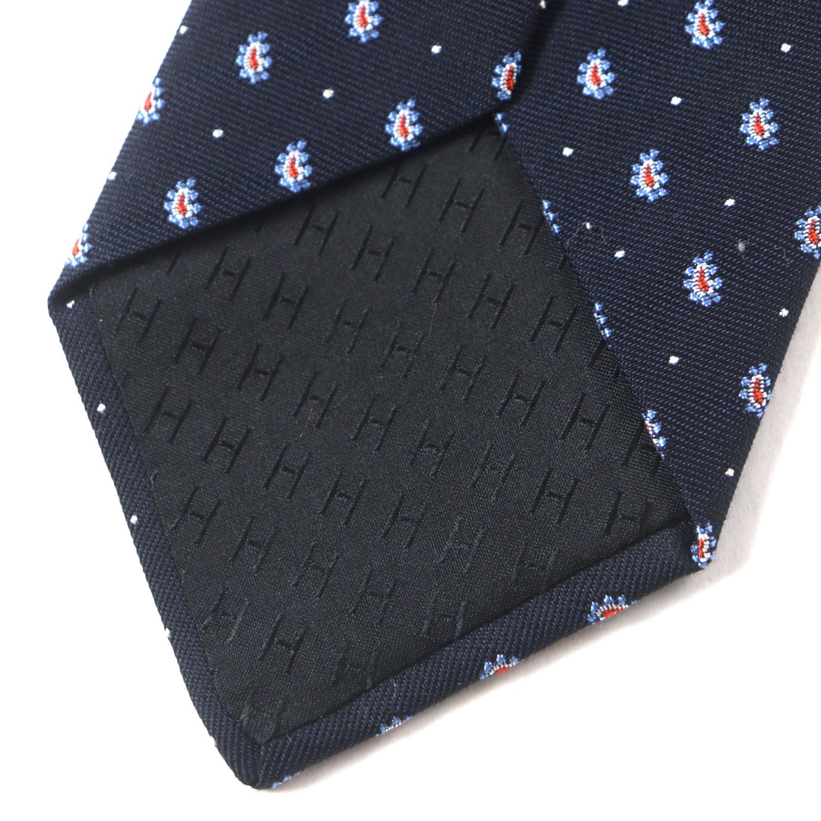 Hermes Hermes Hermes Cravat Paisley Dot Silk Cotton Tie Cotton Necktie DUTY FREE for USA Size ONE SIZE - 5 Thumbnail