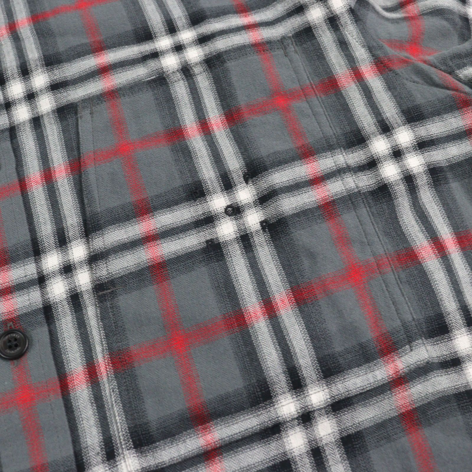 Burberry Burberry Burberry London 8057292 Cotton Embroidered Blur Check Button-Down Flannel Shirt Cotton Dress Shirt 8057292 DUTY FREE for USA Size ONE SIZE - 6 Thumbnail