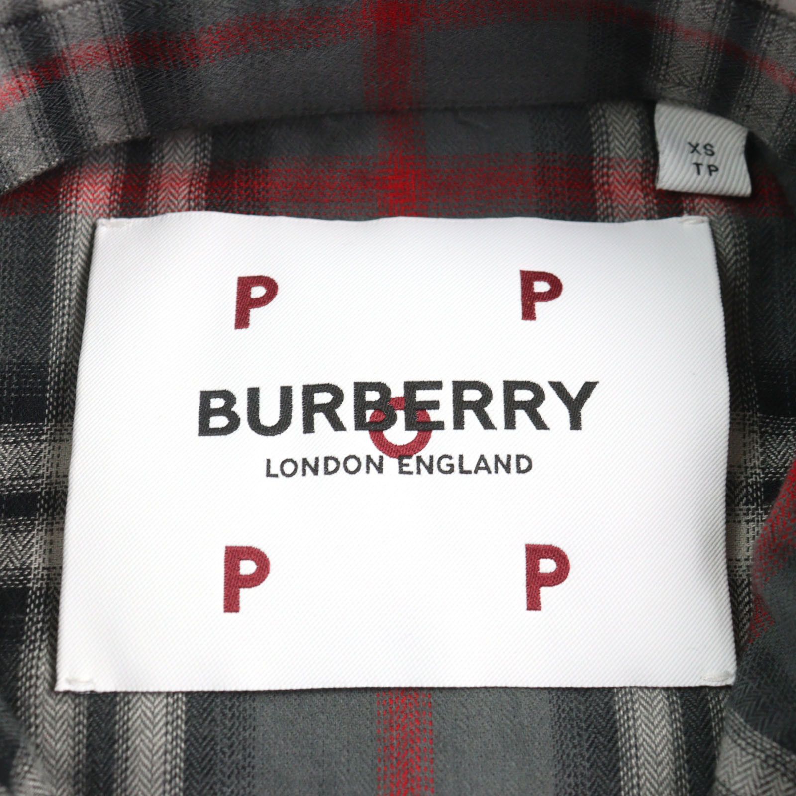 Burberry Burberry Burberry London 8057292 Cotton Embroidered Blur Check Button-Down Flannel Shirt Cotton Dress Shirt 8057292 DUTY FREE for USA Size ONE SIZE - 8 Thumbnail