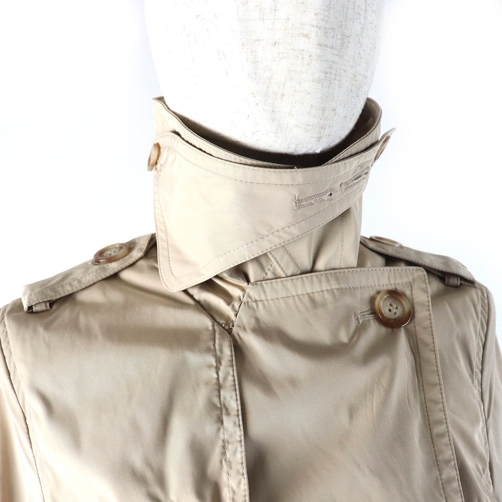 Moncler Moncler Moncler Gobie Polyester Cotton Trench Coat Cotton Outerwear Size ONE SIZE - 6 Thumbnail