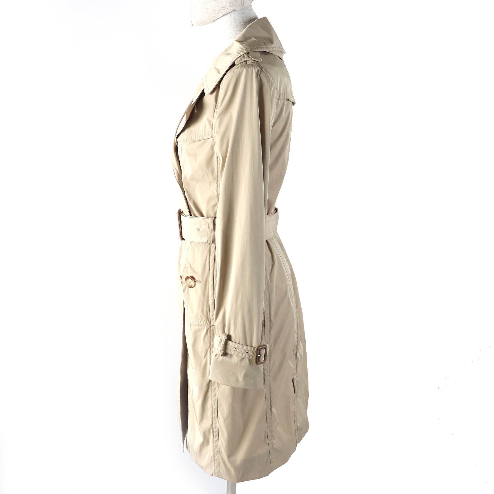 Moncler Moncler Moncler Gobie Polyester Cotton Trench Coat Cotton Outerwear Size ONE SIZE - 2 Thumbnail