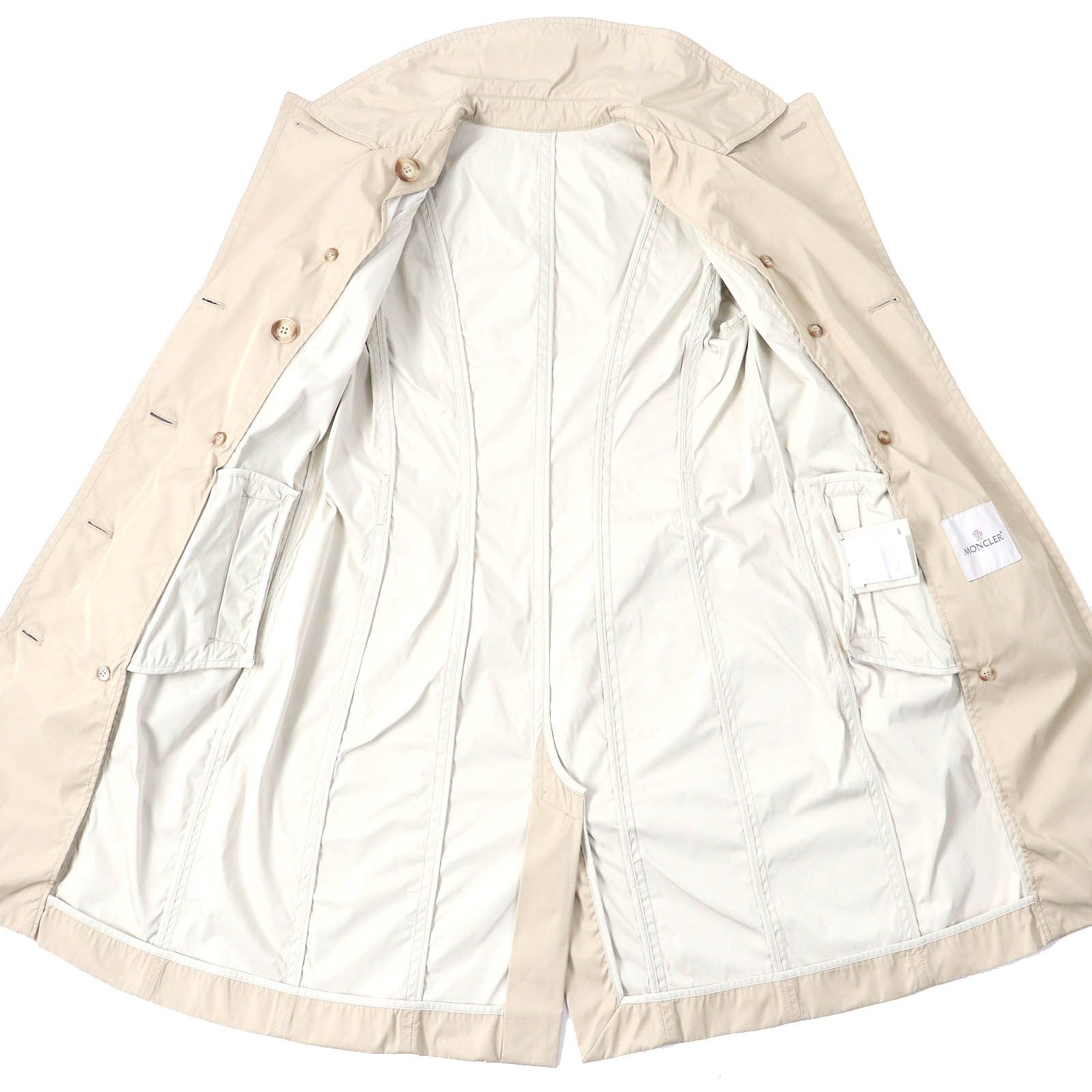 Moncler Moncler Moncler Gobie Polyester Cotton Trench Coat Cotton Outerwear Size ONE SIZE - 4 Thumbnail