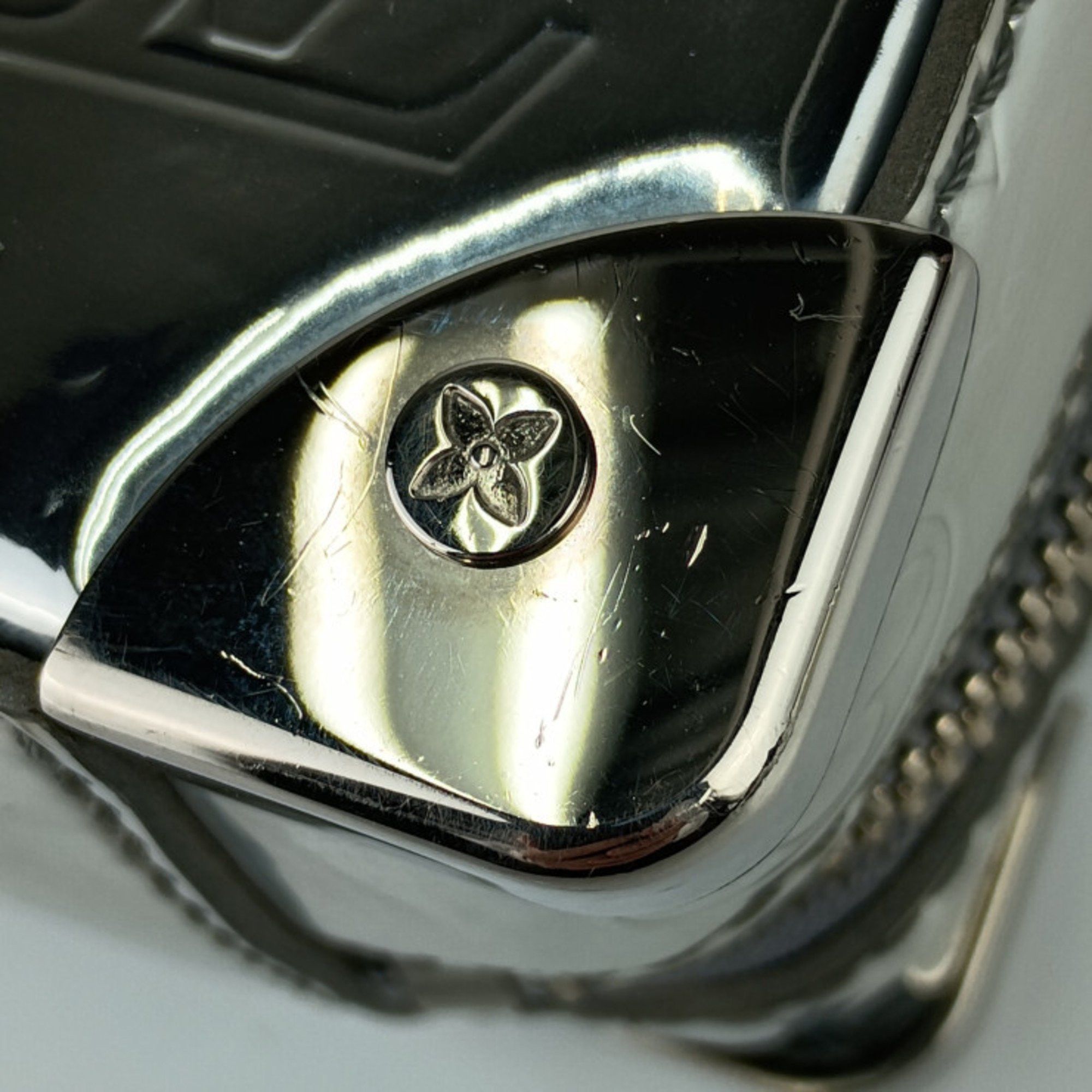 Louis Vuitton Louis Vuitton Shoulder Bag Monogram Mirror Handle Soft Trunk M45885 Silver Coated Canvas Men's Handbag Crossbody Size ONE SIZE - 5 Thumbnail